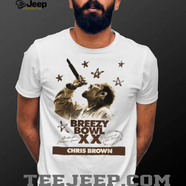 Chris Brown Breezy Bowl XX Album Shirt