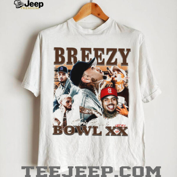 Chris Brown Tour 2025 Breezy Bowl XX T Shirt