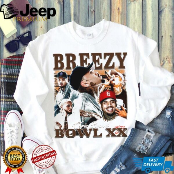 Chris Brown Tour 2025 Breezy Bowl XX T Shirt
