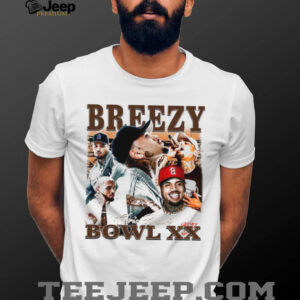 Chris Brown Tour 2025 Breezy Bowl XX T Shirt