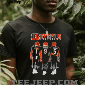 Cincinnati Bengals Chase Burrow Higgins Signatures Shirt