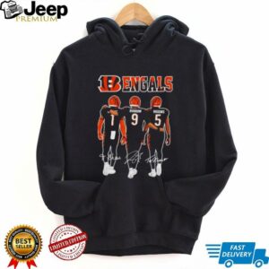Cincinnati Bengals Chase Burrow Higgins Signatures Shirt