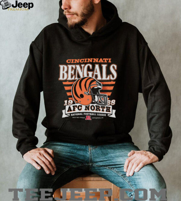 Cincinnati Bengals Stripe Splash Franklin Throwback T Shirt