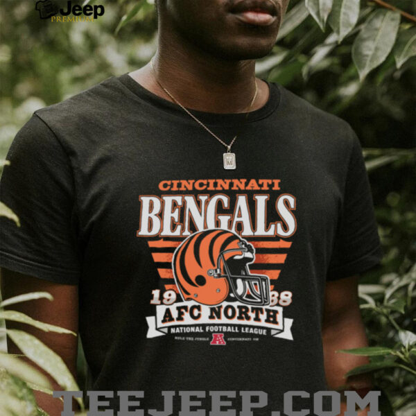 Cincinnati Bengals Stripe Splash Franklin Throwback T Shirt