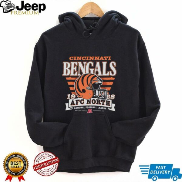 Cincinnati Bengals Stripe Splash Franklin Throwback T Shirt