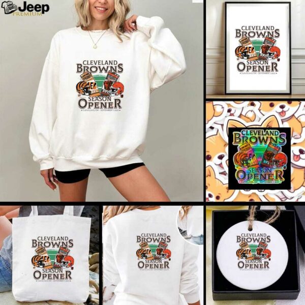 Cincinnati Bengals vs Cleveland Browns season opener Cleveland Oh September 7 shirt