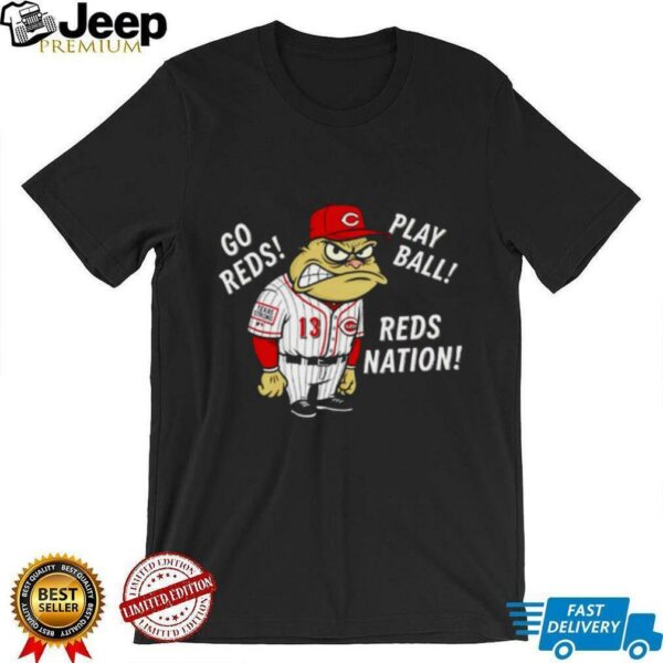 Cincinnati Reds Frog go reds play ball reds nation shirt