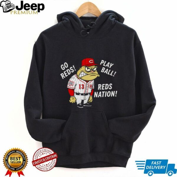Cincinnati Reds Frog go reds play ball reds nation shirt