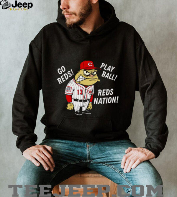 Cincinnati Reds Frog go reds play ball reds nation shirt