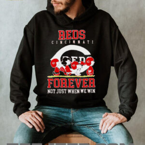 Cincinnati Reds forever not just when we win Peanuts shirt