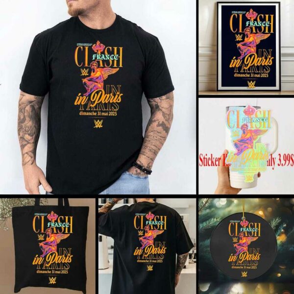 Clash In Paris France Wrestling Event 2025 WWE shirt