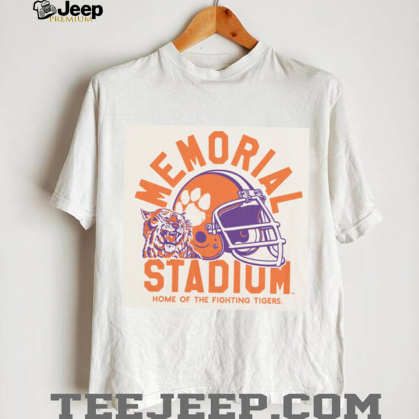 Clemson 55th Anniversary Tiger Paw Football Ringer Shirt
