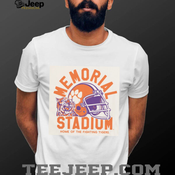 Clemson 55th Anniversary Tiger Paw Football Ringer Shirt