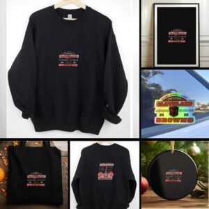 Cleveland Browns 2025 schedule helmets shirt