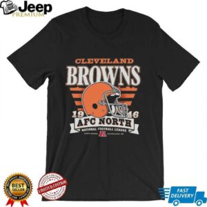 Cleveland Browns Stripe Splash Franklin Throwback T Shirt