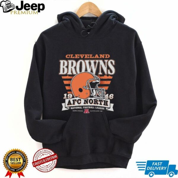 Cleveland Browns Stripe Splash Franklin Throwback T Shirt