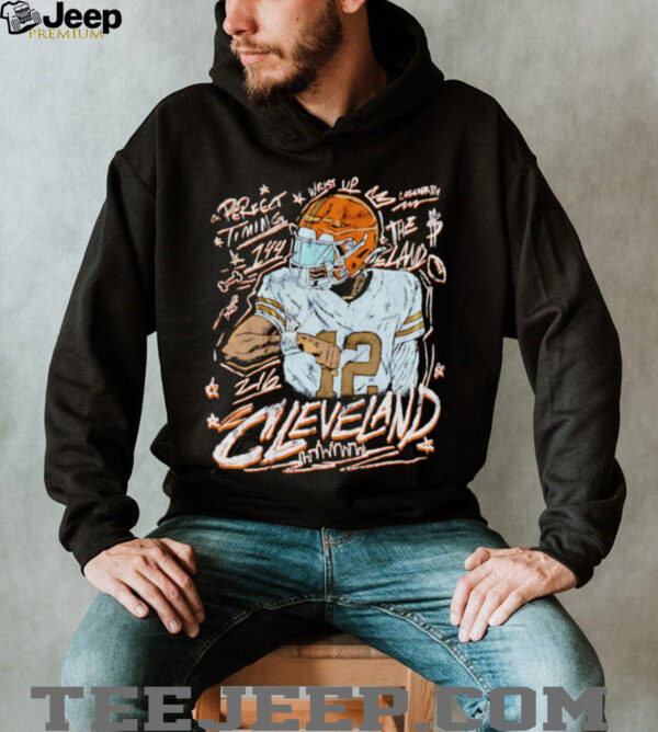 Cleveland football perfect timing retro shirt
