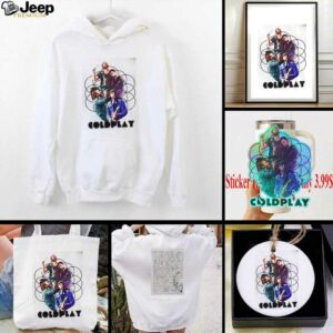 Coldplay 2025 2 Slide Music Of The Spheres Tour Shirt