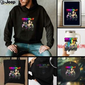 Coldplay 2025 Music Of The Spheres Tour Tshirt