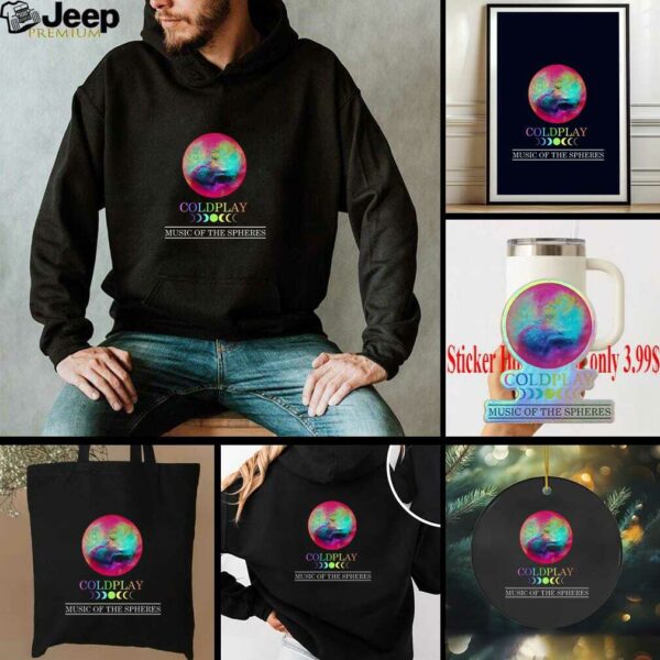 Coldplay Music Of The Spheres World Tour Concert T Shirt