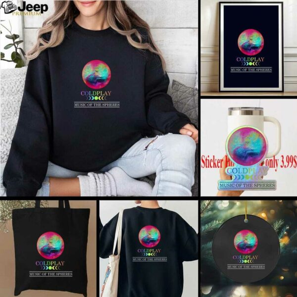 Coldplay Music Of The Spheres World Tour Concert T Shirt
