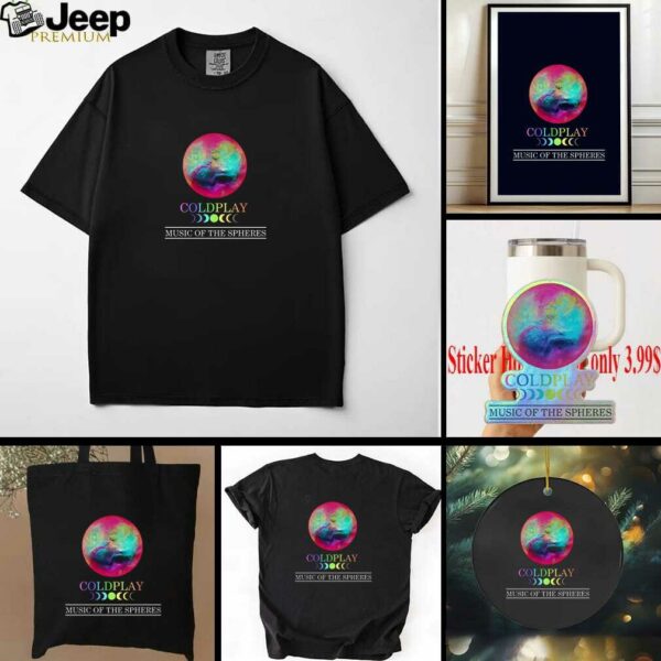 Coldplay Music Of The Spheres World Tour Concert T Shirt