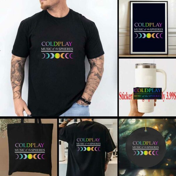 Coldplay Music of The Spheres Shirt