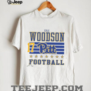 Cole Woodson Rally Mens Ash Pitt Panthers NIL Striped Player...