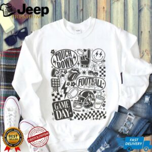 Comfort Colors Retro Football Shirt