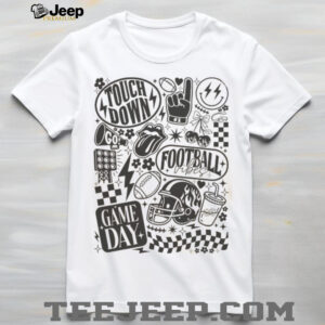Comfort Colors Retro Football Shirt