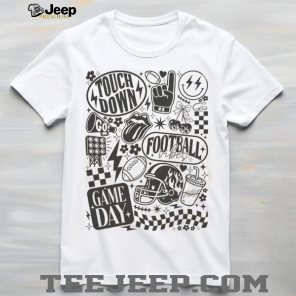 Comfort Colors Retro Football Shirt