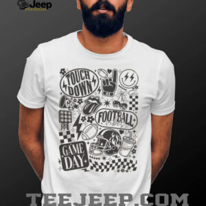 Comfort Colors Retro Football Shirt
