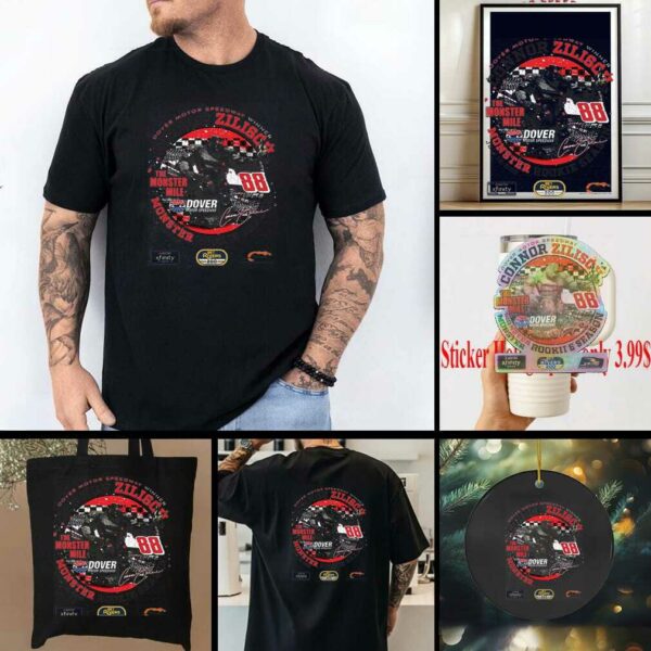 Connor Zilisch Checkered Flag Sports 2025 Focused Health 250 Race Winner T Shirt