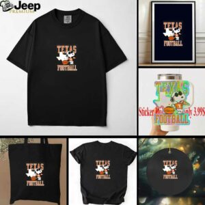 Cool Snoopy Football Texas Map shirt