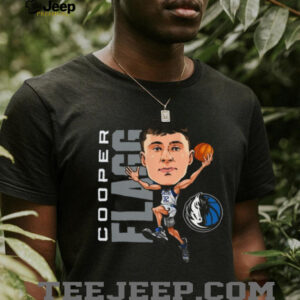 Cooper Flagg Dallas Mavericks Caricature T Shirt