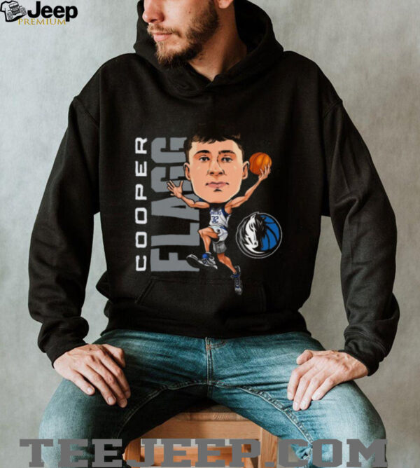 Cooper Flagg Dallas Mavericks Caricature T Shirt