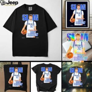 Cooper Flagg What’s Perssure Dallas Mavericks SLAM shirt
