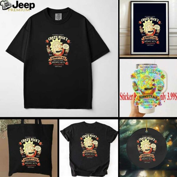 Crazy rick’s schwifty ale shirt