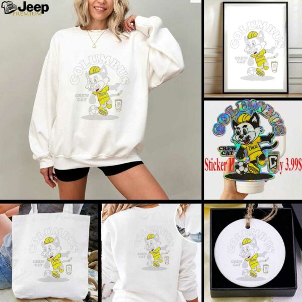 Crew Cat Columbus Crew mascot graphic shirt