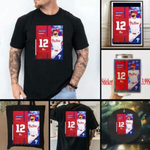 Cristopher Sanchez Philadelphia Phillies MLB 2025 A Career High With 12 Strikeouts Shirt
