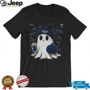 Cute ghost pumpkin Indianapolis Colts football NFL 2025 Happy Halloween shirt
