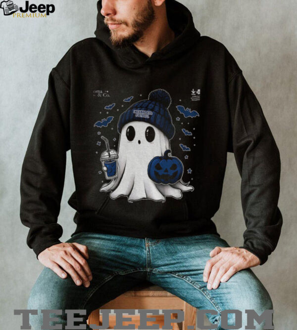 Cute ghost pumpkin Indianapolis Colts football NFL 2025 Happy Halloween shirt