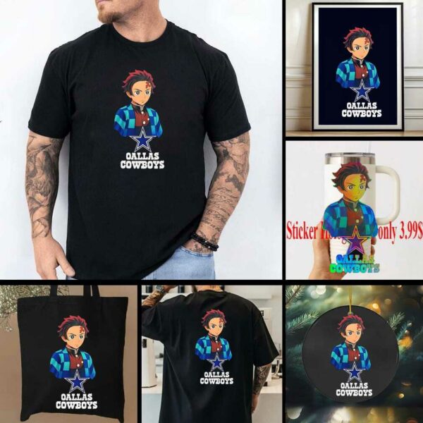 Dallas Cowboys Demon Slayer Infinity Castle 2025 shirt