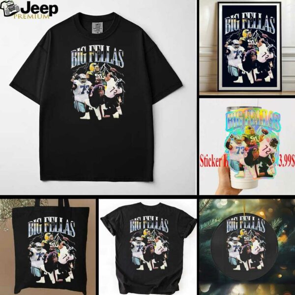Dallas Cowboys Green Bay Packers Houston Texans Chicago Bears Big Fellas T shirts