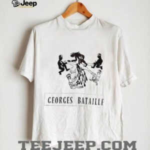 Danielle Chelosky wearing Georges Bataille shirt