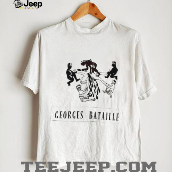 Danielle Chelosky wearing Georges Bataille shirt