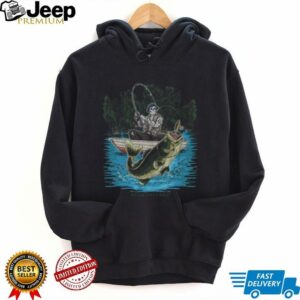 Dead Threads Skeleton Bass Fishing Graphic T Shirt