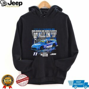 Denny Hamlin 2025 Nascar Cup Series Playoffs all in every lap signature shirt