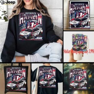 Denny Hamlin Joe Gibbs Racing Team Collection National Debt Relief Car T Shirt