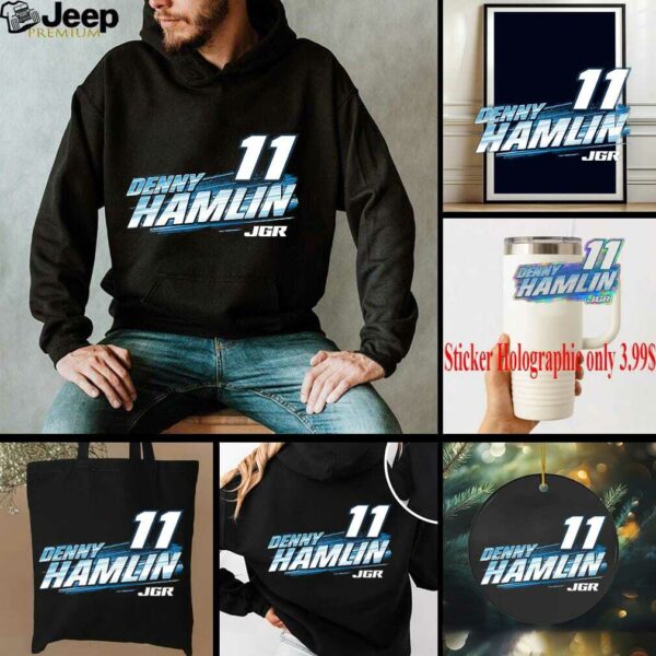 Denny Hamlin Joe Gibbs Racing Team Collection Progressive Car T Shirt